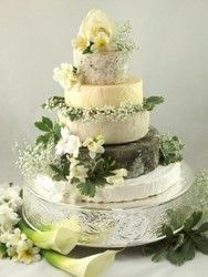 Cheese Wedding Cake or Tower to feed 110-160 (Mixed Cake X)  