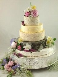 Cheese Wedding Cake or Tower to feed 115-170 (Mixed Cake Z)  