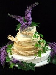 Cheese Wedding Cake or Tower to feed 85-125 (Mixed Cake W)  