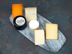 A Farmhouse Christmas Cheese Selection