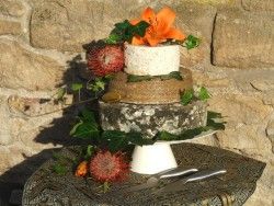 Cheese Wedding Cake or Tower to feed 55-80 (Mixed Cake J)  