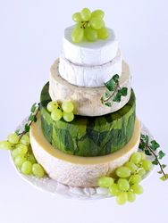Cheese Wedding Cake or Tower to feed 55-80 Madeleine